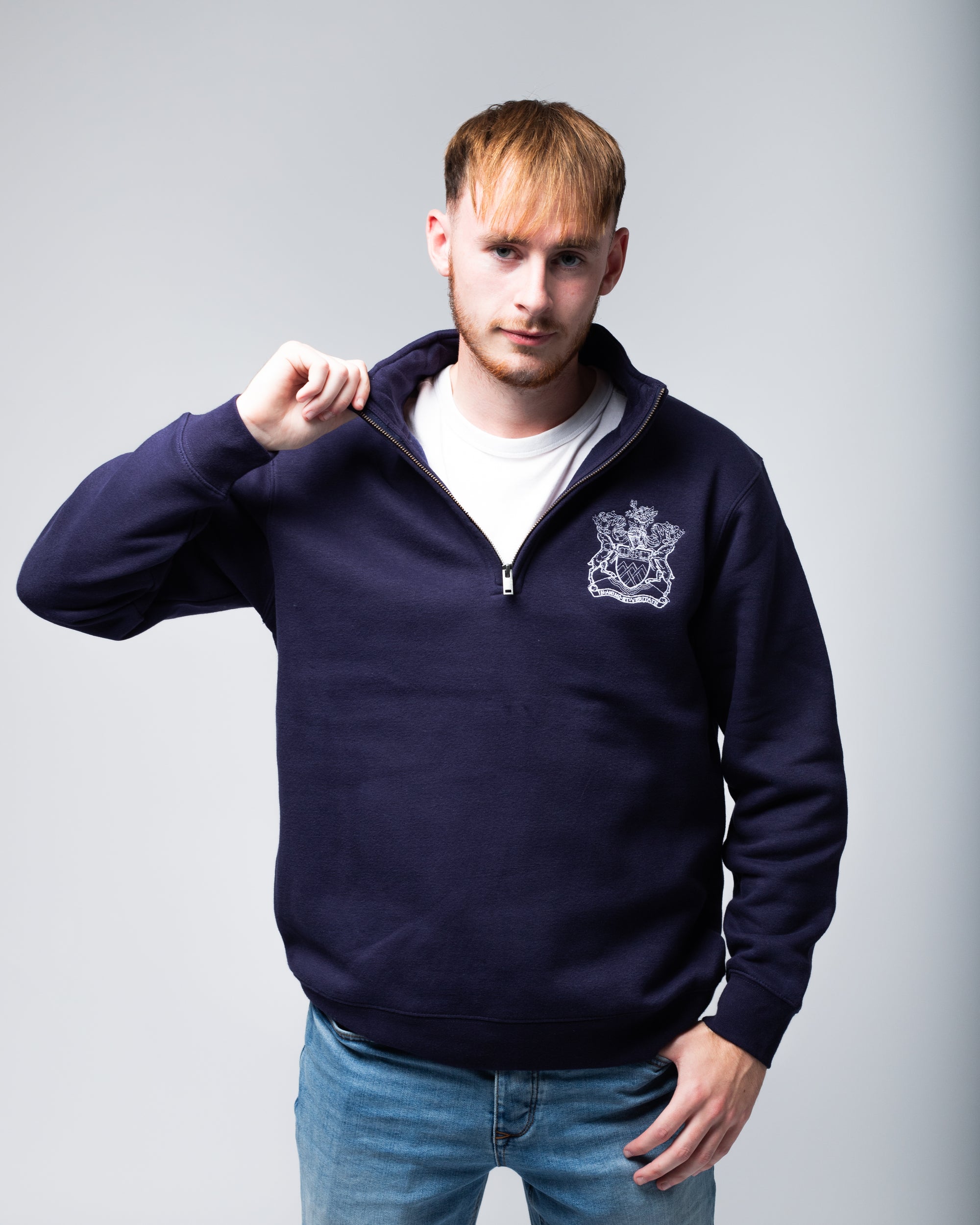 Quarter zip sweatshirt