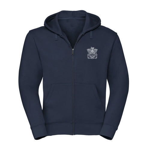 Athletic Zip Hooded Sweatshirt