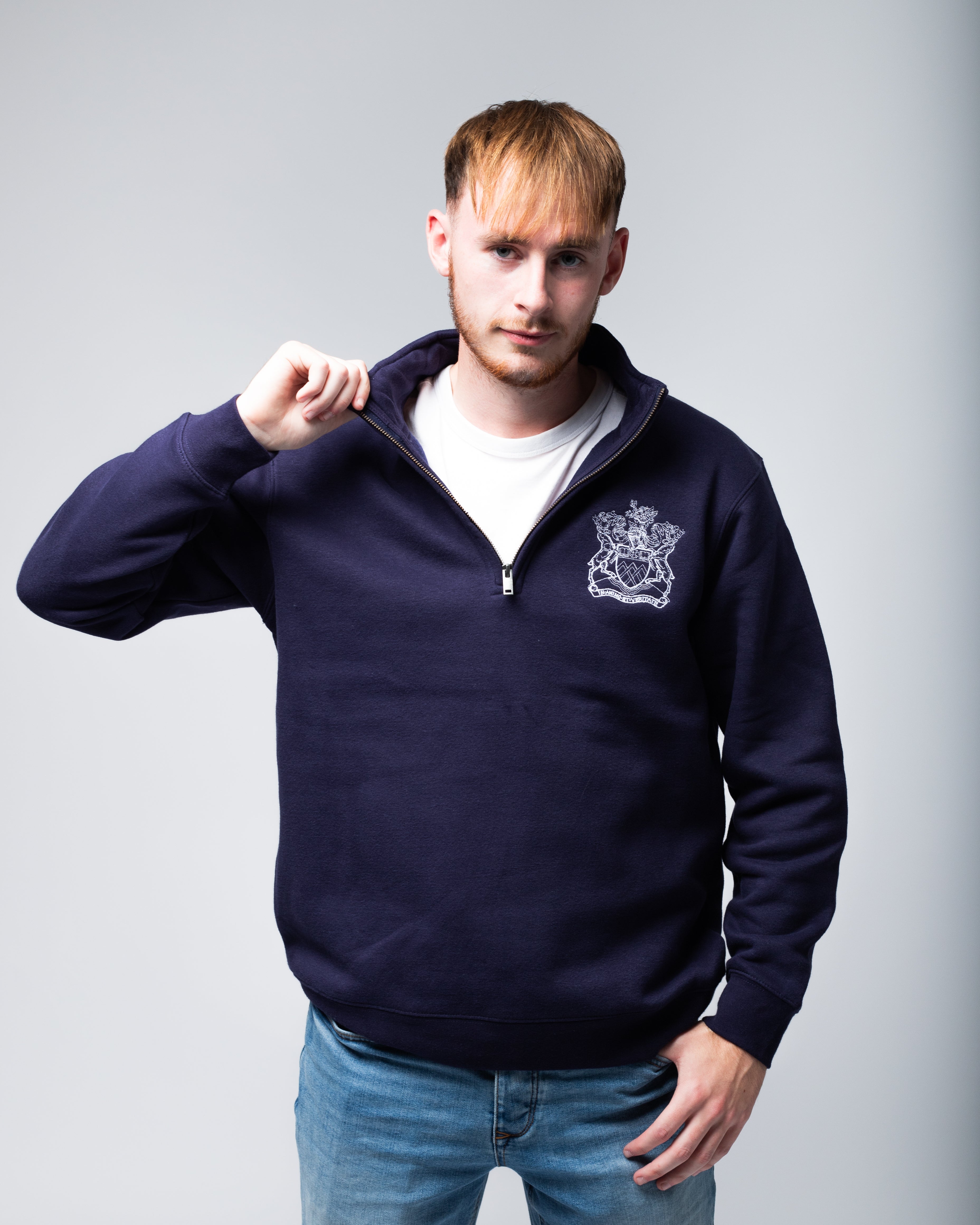 Quarter zip sweatshirt