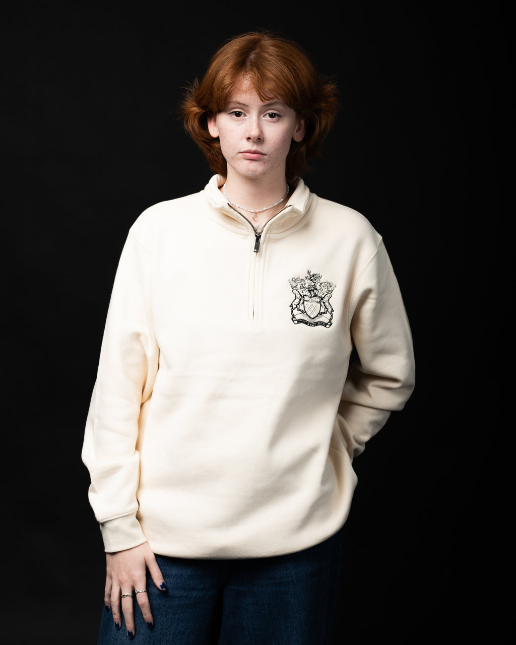 Quarter zip sweatshirt