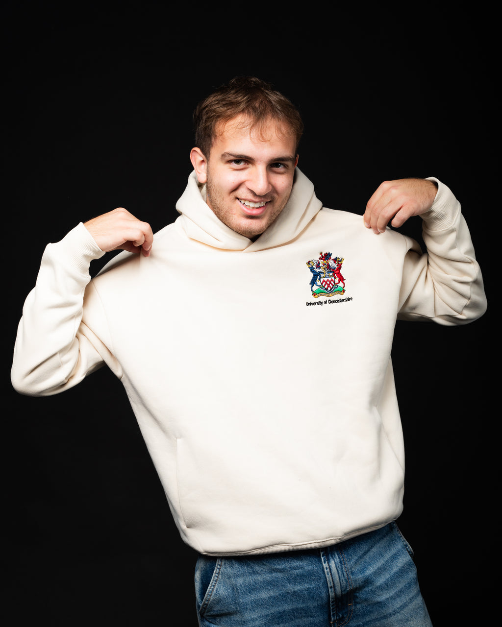 Relaxed Embroidered Hoodie